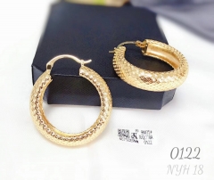 Earrings Gold Simple