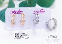 Earrings Artificial Gemstones Delicate