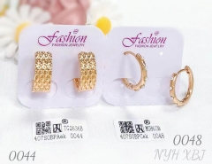 Earrings irregular gold