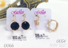 Earrings, Gold, Artificial Gemstones