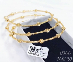 Bracelet Set Gold Beaded