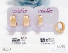 Earrings Gold Glossy