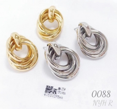 Earrings irregular glossy