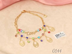 Bracelet Gold Colored Zirconia