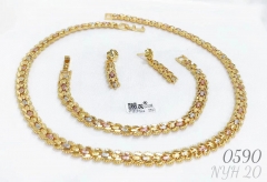 Jewelry set gold new