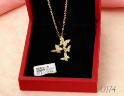 Necklace Gold Butterfly