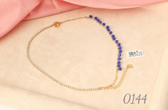 Bracelet Gold Blue Zircon