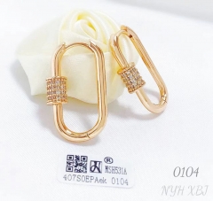 Earrings Gold/Silver  Irregular