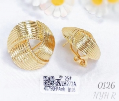 Earrings Gold/Silver  Hollow