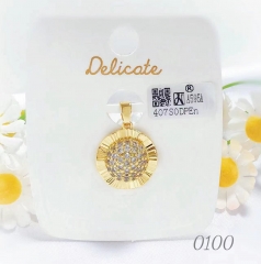 Pendant Gold Full Diamonds