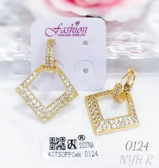 Earrings Gold/Silver Hollow