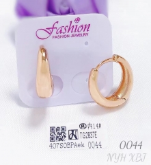 Earrings Gold Glossy