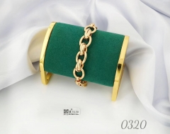 Bracelet Gold Round Chain