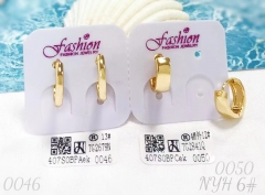 Earrings Gold Glossy