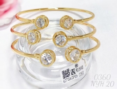 Bracelet  Gold Artificial Gemstones