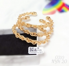 Bracelet Set Gold Vine Model