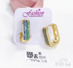 Earrings Gold Thread