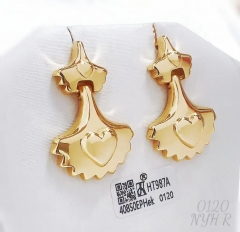 Earrings Gold/Silver Smooth Irregular