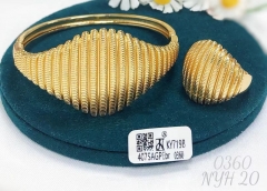 Bracelet Ring Gold/Silver  Stripes