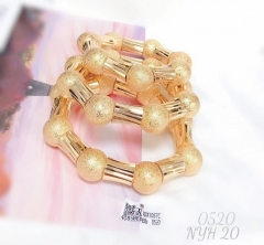 Bracelet set gold beads