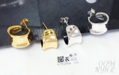 Earrings Gold/Silver Polished