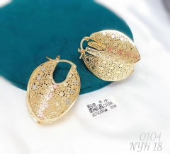 Earrings Gold Simple