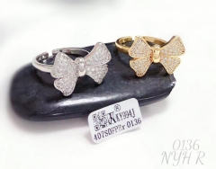 Ring Gold/Silver Butterfly Model