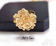 Ring Gold Flower Model High End