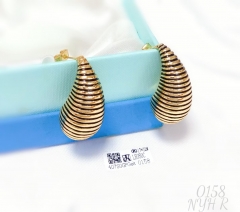 earrings stripes fashion