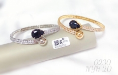 Bracelet Gold/Silver Artificial Gemstones