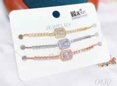 Bracelet Set Gold/Silver/Rose Gold Artificial Gemstones