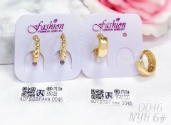 Earrings Gold Simple