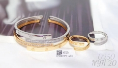 Bracelet Ring Set Gold