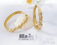 Earrings Gold Irregular