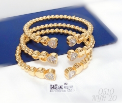 Bracelet Gold Artificial Gemstones