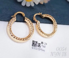 Gold irregular earrings