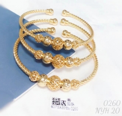 Gold Beaded Bracelet Set