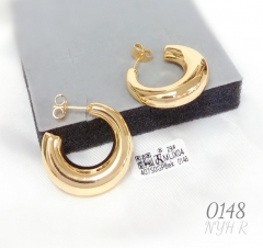 Gold Simple Earrings