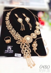 Gold jewelry set gorgeous