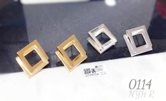 Square Hollow Earrings