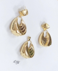 Earring pendant set irregular