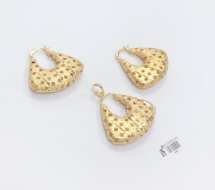 Earring Pendant Set Hollow