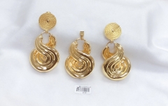 Earring Pendant Set Irregular Pattern