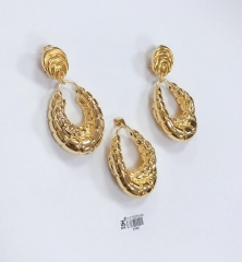 Earring pendant set irregular