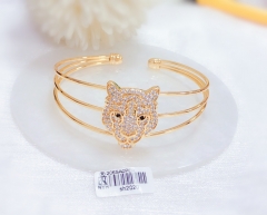 Gold/Silver Leopard Bracelet Simple Style