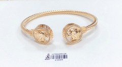 Gold Leopard Single Bracelet