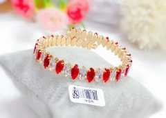 Bracelet Red and White Zirconia