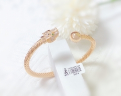 Gold Leopard Single Bracelet