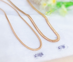 Gold snake necklace Simple style