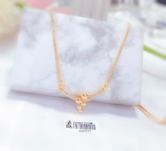 Gold irregular necklace